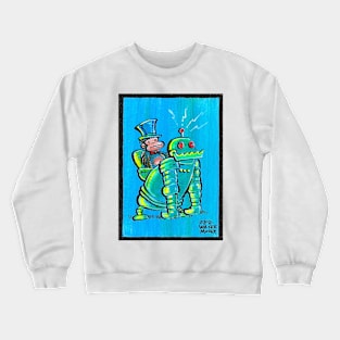 Inventor Ape and Robot 032 Crewneck Sweatshirt